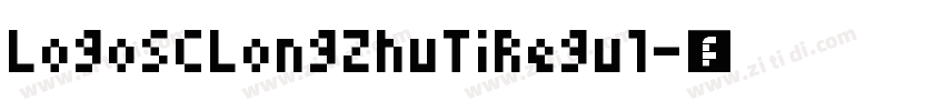 LogoSCLongZhuTiRegul字体转换