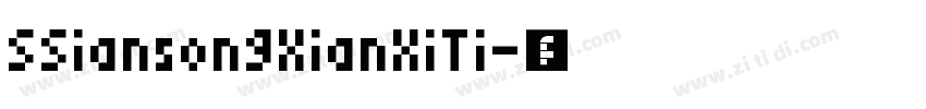 SSiansongXianXiTi字体转换