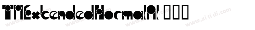 TMExtendedNormalAl字体转换