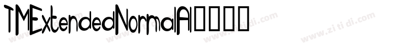 TMExtendedNormalAl字体转换