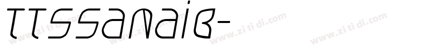 TTSsanaiB字体转换