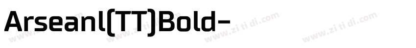 Arseanl(TT)Bold字体转换