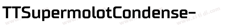 TTSupermolotCondense字体转换