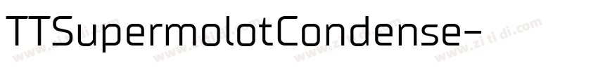 TTSupermolotCondense字体转换