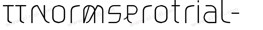 TTNormsprotrial字体转换