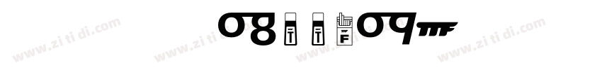 点字倔强黑(ttf)字体转换
