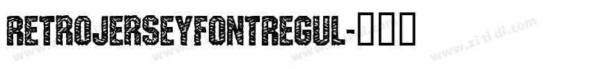 RetroJerseyFontRegul字体转换