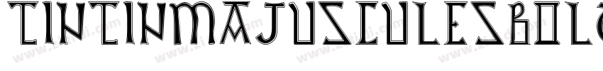 TintinMajusculesBold字体转换