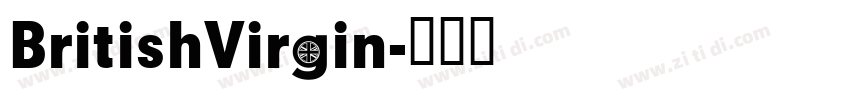 BritishVirgin字体转换