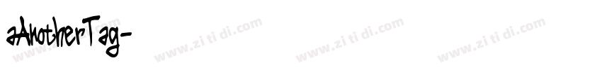 aAnotherTag字体转换