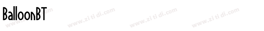 BalloonBT字体转换