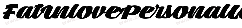 FatInlovePersonalUse字体转换