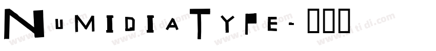 NumidiaType字体转换