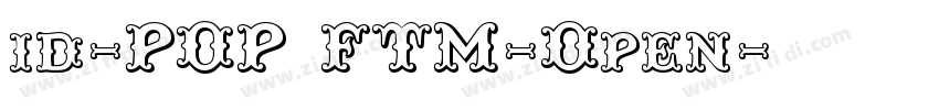 id-POP_FTM-Open字体转换