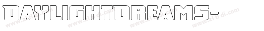 DaylightDreams字体转换