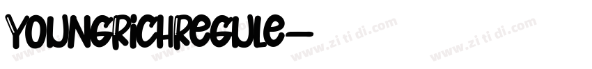 YoungRichRegule字体转换