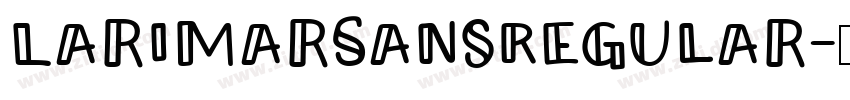 LarimarSansRegular字体转换