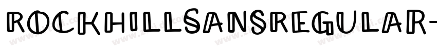 RockhillSansRegular字体转换