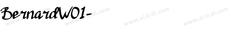 BernardW01字体转换