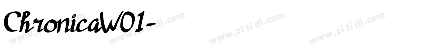 ChronicaW01字体转换