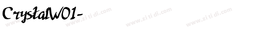 CrystalW01字体转换