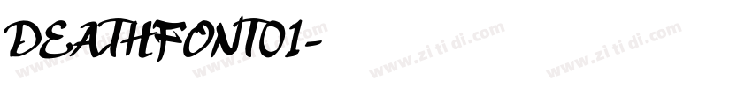 DEATHFONT01字体转换