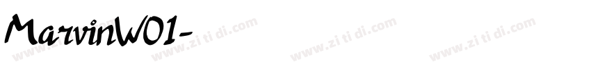 MarvinW01字体转换