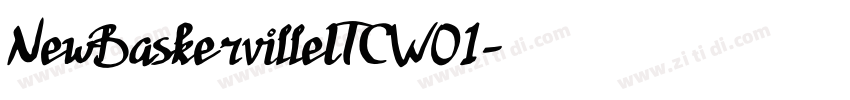 NewBaskervilleITCW01字体转换