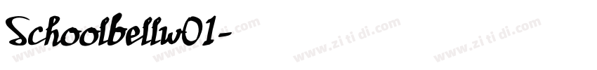 Schoolbellw01字体转换