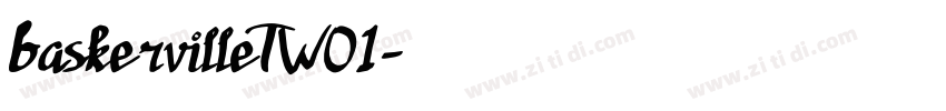 baskervilleTW01字体转换