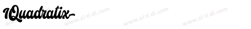 1Quadratix字体转换