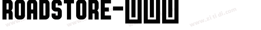 roadstore字体转换