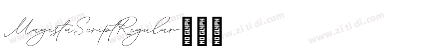 MagestaScriptRegular字体转换