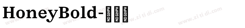 HoneyBold字体转换