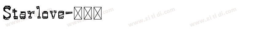 Starlove字体转换