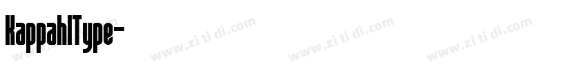 KappahlType字体转换
