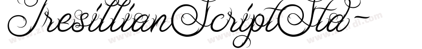 TresillianScriptStd字体转换