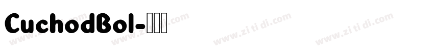 CuchodBol字体转换