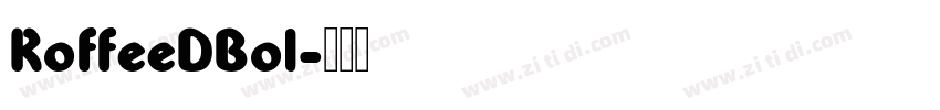 KoffeeDBol字体转换