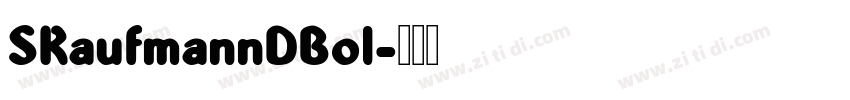 SKaufmannDBol字体转换