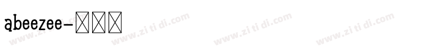 abeezee字体转换