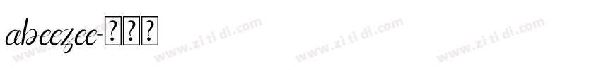 abeezee字体转换