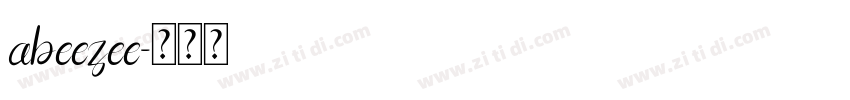 abeezee字体转换