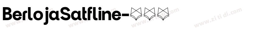 BerlojaSatfline字体转换