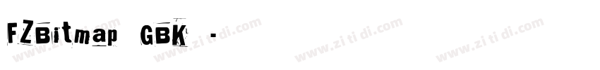 FZBitmap_GBK_字体转换