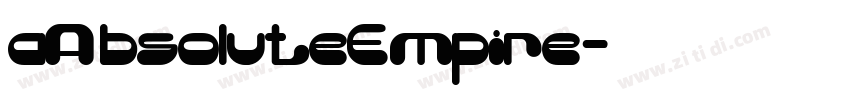 aAbsoluteEmpire字体转换