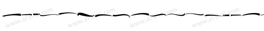 AbsoluteInkyRegular字体转换
