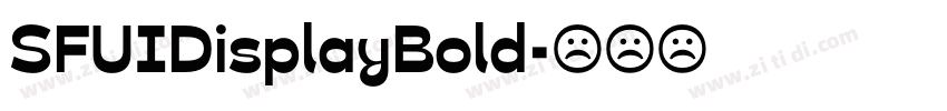 SFUIDisplayBold字体转换