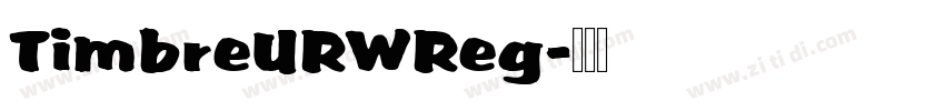 TimbreURWReg字体转换