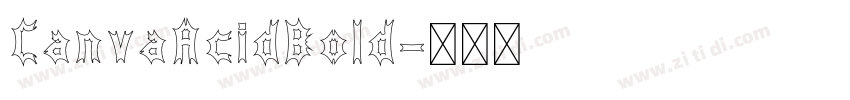CanvaAcidBold字体转换